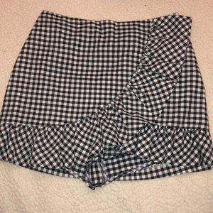 Plaid skort
